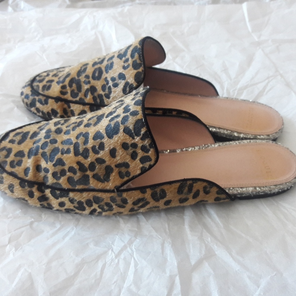 Cheetah Print Slide Loafer (wide)